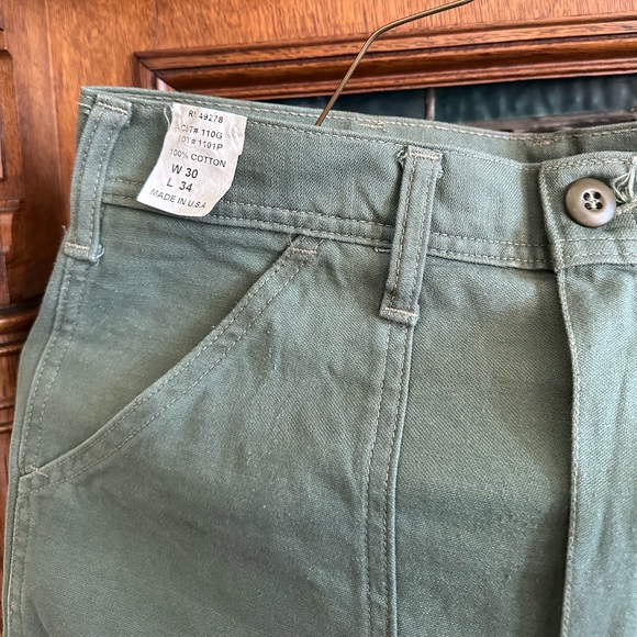 Vintage OG Baker Military Pants Fatigue - Picture 1 of 5